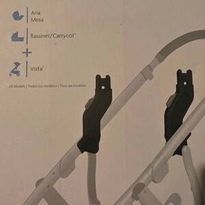 Uppababy Upper Adapters for Aria, Mesa, Bassinet, and Vista Models